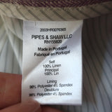 Veronica Beard Kimm Shorts Lilac Linen Herringbone Size 4