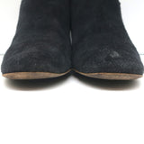 Isabel Marant Dicker Ankle Boots Black Suede Size 38 Western Booties
