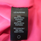 Le Superbe Twist-Front Dress Rain-Boa Snake Print Stretch Jersey Size Small NEW