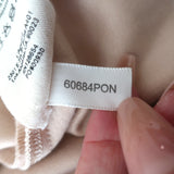 L'Agence Midi Dress Lucia Beige Stretch Jersey Size Small Sleeveless V-Neck NEW