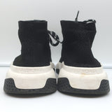 Balenciaga Speed Lace-Up Sock Sneakers Black Knit Size 39