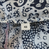 Isabel Marant Etoile Blouse Unatil Printed Cotton Size 42 Blouson-Sleeve Top