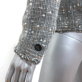 Isabel Marant Etoile Blazer Lyra Gray Checked Tweed Size 36 One-Button Jacket