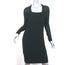 M Missoni Long Sleeve Dress Black Textured Knit Size 40