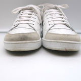 Christian Dior Star Low Top Sneakers White Leather and Gray Suede Size 37.5