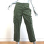 Frame Relaxed Utility Pants Washed Surplus Green Cotton Size 30