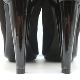 Bottega Veneta Ankle Boots Dark Brown Suede Size 41 High Heel Chelsea Booties