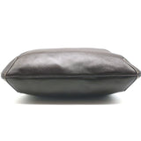 Gucci Creole Horsebit Hobo Dark Brown Leather Small Shoulder Bag