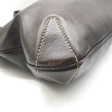 Gucci Creole Horsebit Hobo Dark Brown Leather Small Shoulder Bag