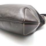Gucci Creole Horsebit Hobo Dark Brown Leather Small Shoulder Bag