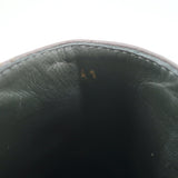 Brunello Cucinelli Wedge Ankle Boots Dark Brown Leather Size 41 Chelsea Booties