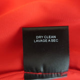 Badgley Mischka Belted Maxi Dress Red Ruffled Chiffon Size 0 Flutter Sleeve NEW