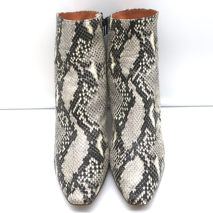 Vetements Demna Gvaslia Lighter Ankle Boots Grey Snakeskin Size 41