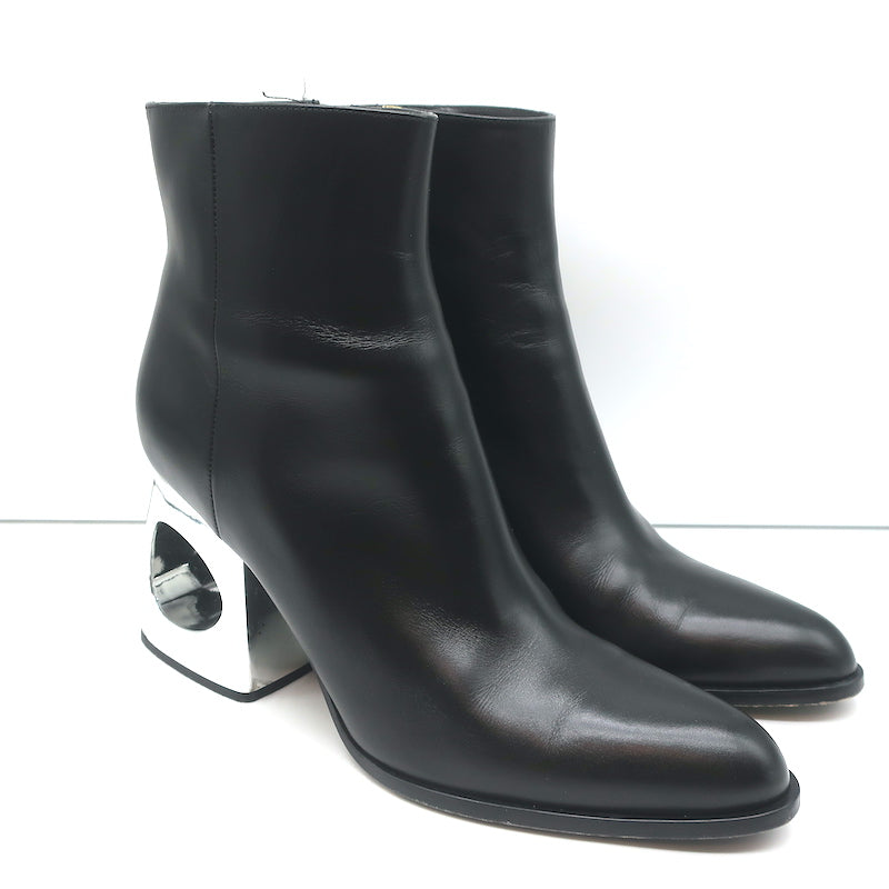 Miz Mooz Leather Whipstitch Cut-Out Ankle Boots - Mandy - QVC.com
