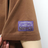 Dior x Cactus Jack T-Shirt Brown Cotton Size Large Short Sleeve Tee