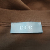 Dior x Cactus Jack T-Shirt Brown Cotton Size Large Short Sleeve Tee