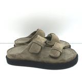 Officine Creative Chora 101 Slide Sandals Dark Taupe Suede Size 38.5 NEW