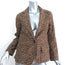 Nili Lotan Blazer Addison Leopard Print Cotton Size 4 One-Button Jacket