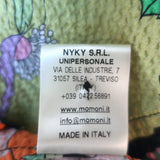 Momoni Blouse Franklin Floral Print Seersucker Size 40 Long Sleeve Top NEW