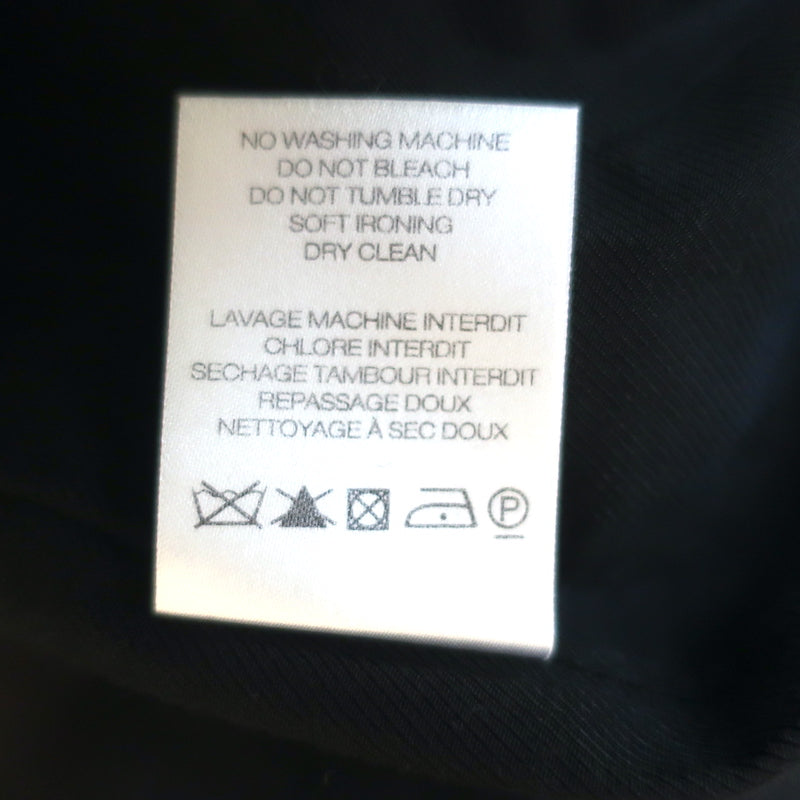 IRO High Waisted Mini Skirt Gwlady Black Stretch Wool Size 36