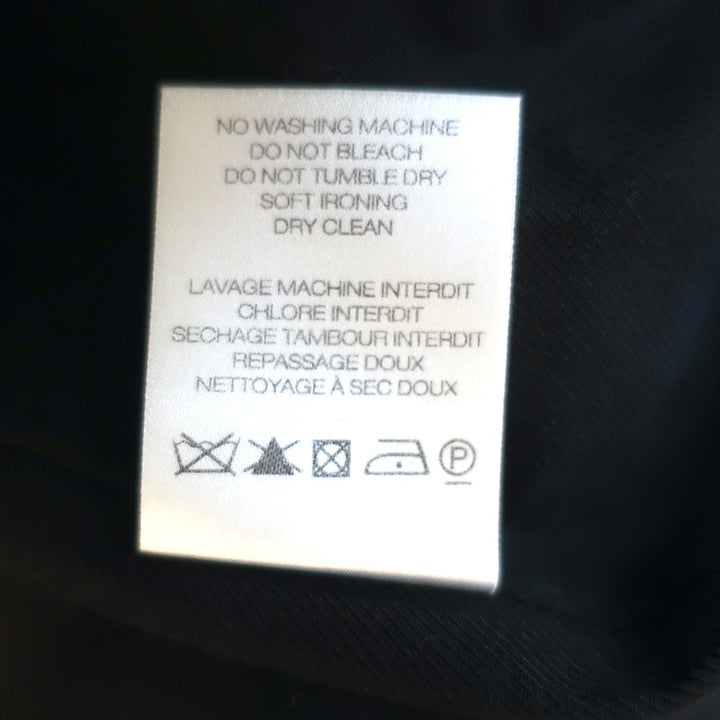 IRO High Waisted Mini Skirt Gwlady Black Stretch Wool Size 36