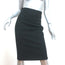 Diane von Furstenberg Pencil Skirt Martey Black Stretch Wool Size 4