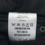 Apparis Liliane Quilted Faux Leather Puffer Jacket Black Size Large