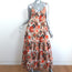 Faithfull The Brand Maxi Dress Anisha Floral Print Cotton Size Extra Small NEW