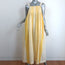 Nymane Maxi Dress Sunshine Marigold Pintucked Cotton Size Extra Small NEW