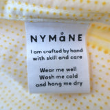 Nymane Maxi Dress Sunshine Marigold Pintucked Cotton Size Extra Small NEW