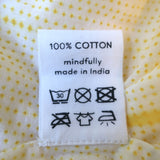 Nymane Maxi Dress Sunshine Marigold Pintucked Cotton Size Extra Small NEW