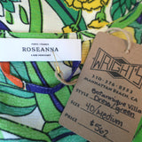 Roseanna Villa Dress Botannique Floral Print Hammered Satin Size 40 NEW