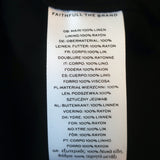 Faithfull the Brand Strapless Midi Dress Elmarie Black Linen Sz Extra Small NEW