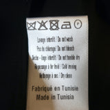 Claudie Pierlot Tie-Neck Top Black Silk Size 36 Sleeveless Blouse