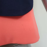 Diane von Furstenberg Sleeveless Peplum Top Eon Multicolor Colorblock Size 4