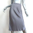 Nation LTD Mabel Midi Skirt Gray Satin Size Extra Small NEW