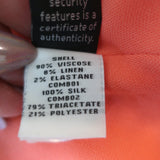 Diane von Furstenberg Sleeveless Peplum Top Eon Multicolor Colorblock Size 4