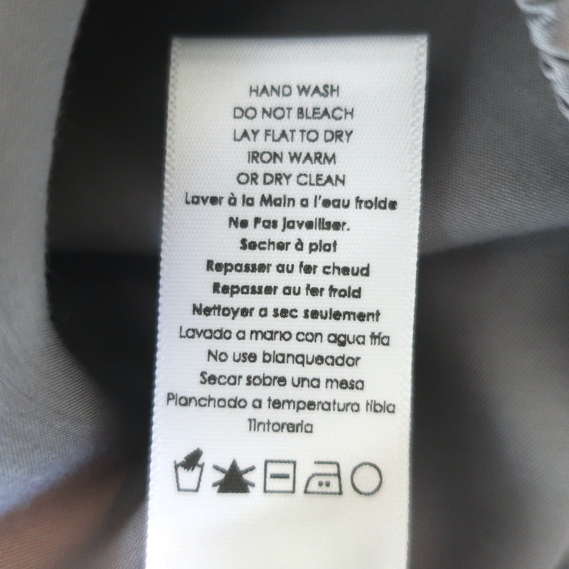 Nation LTD Mabel Midi Skirt Gray Satin Size Extra Small NEW