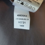 Nation LTD Mabel Midi Skirt Gray Satin Size Extra Small NEW