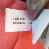 Diane von Furstenberg Sleeveless Peplum Top Eon Multicolor Colorblock Size 4