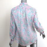 Forte Forte Shirt Light Pink Mojito Floral Print Size 1 Long Sleeve Top NEW