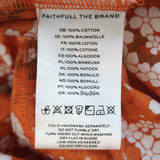 Faithfull the Brand Midi Dress Lalika Valencia Floral Print Size Medium NEW