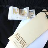 Nation LTD Mabel Midi Skirt Dark Brown Satin Size Extra Small NEW