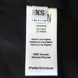 Nation LTD Mabel Midi Skirt Dark Brown Satin Size Extra Small NEW