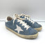 Golden Goose Superstar Sneakers Light Blue Suede & White Leather Size 38