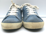 Golden Goose Superstar Sneakers Light Blue Suede & White Leather Size 38