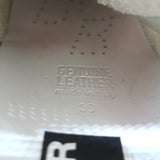 Golden Goose Superstar Sneakers White Ostrich-Embossed Leather Size 38