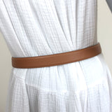 Prada Saffiano Logo Buckle Belt Tan Leather Size 90 US 36