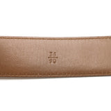 Prada Saffiano Logo Buckle Belt Tan Leather Size 90 US 36