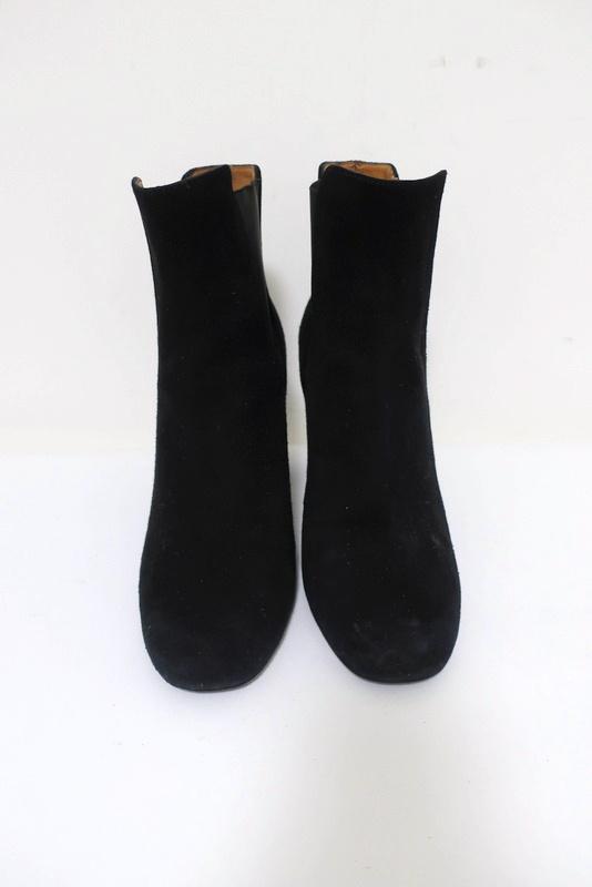 IRO Ankle Boots Eidem Black Suede Size 37 High Heel Chelsea Boots available at CelebrityOwned.com img_2